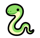 Snake Emoji in SoftBank
