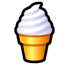 🍦 Crème glacée Émoji sur SoftBank