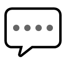 Bocadillo de habla Emoji SoftBank