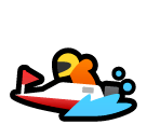 🚤 Motoscafo da corsa Emoji su SoftBank