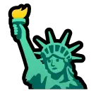 Estatua de la libertad Emoji SoftBank