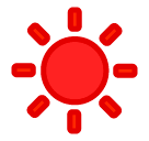 ☀️ Sun Emoji in SoftBank