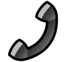 Telephone Receiver Emoji in SoftBank