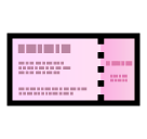 Ticket Emoji in SoftBank