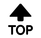 Pfeil „Top“ Emoji SoftBank