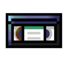 Videokassette Emoji SoftBank