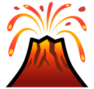 🌋 Volcano Emoji in SoftBank