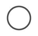 White Circle Emoji in SoftBank