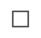 Средний малый белый квадрат Эмодзи в SoftBank