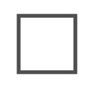 White Medium Square Emoji in SoftBank