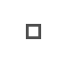 Малый белый квадрат Эмодзи в SoftBank