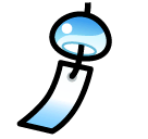 🎐 Campana a vento Emoji su SoftBank