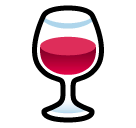 Copa de vino Emoji SoftBank
