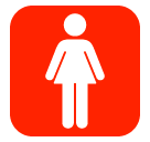 🚺 Símbolo de mujeres Emoji en SoftBank