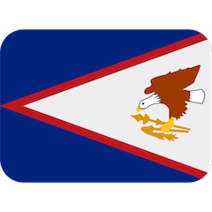 Bandera de Samoa Americana Emoji Twitter