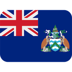 Bandiera di Isola di Ascensione Emoji Twitter