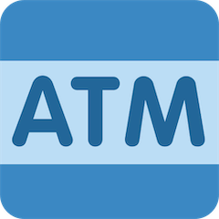 Simbolo ATM Emoji Twitter