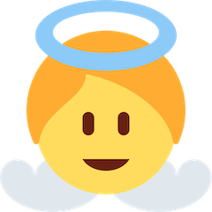 Baby Angel Emoji on Twitter