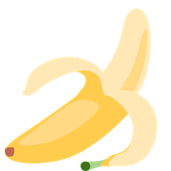 Банан Эмодзи в Twitter
