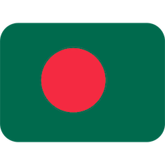 Flagge von Bangladesch Emoji Twitter