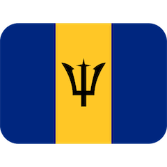 Flag: Barbados Emoji on Twitter