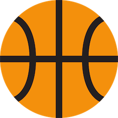 Palla da pallacanestro Emoji Twitter