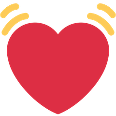 💓 Schlagendes Herz Emoji auf Twitter