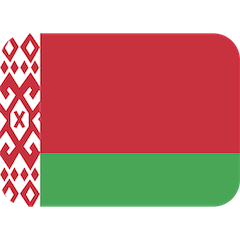 Bandiera della Bielorussia Emoji Twitter