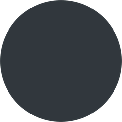 Black Circle Emoji on Twitter