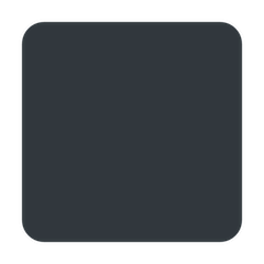 Cuadrado negro mediano Emoji Twitter