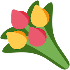 Blumenstrauß Emoji Twitter