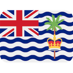 Flagge des Britischen Territoriums im Indischen Ozean Emoji Twitter
