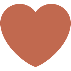 🤎 Braunes Herz Emoji auf Twitter
