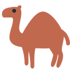 Camel Emoji on Twitter