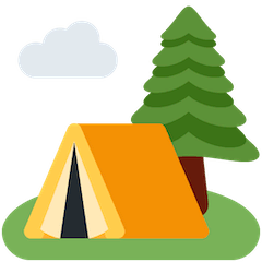 🏕️ Camping Emoji auf Twitter