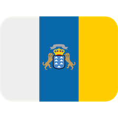 Bandeira das Ilhas Canárias Emoji Twitter
