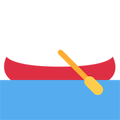 Canoe Emoji on Twitter