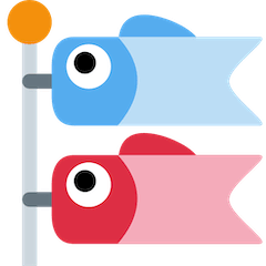 🎏 Bendera Ikan Koi Emoji Di Twitter