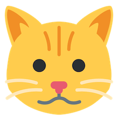 Cara de gato Emoji Twitter