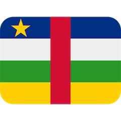 Флаг Центральноафриканской Республики Эмодзи в Twitter
