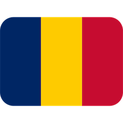 Drapeau du Tchad Émoji Twitter