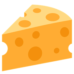 Morceau de fromage Émoji Twitter