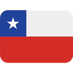 Bandiera del Cile Emoji Twitter