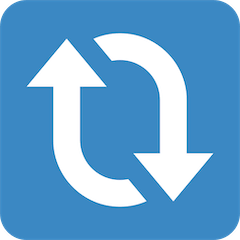 Clockwise Vertical Arrows Emoji on Twitter