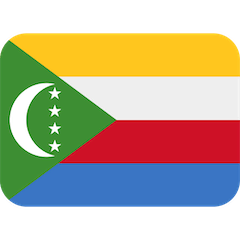 Bandera de Comoras Emoji Twitter