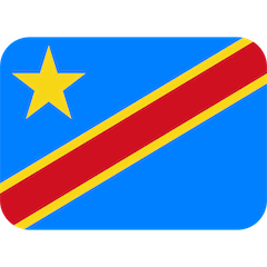 Флаг Демократической Республики Конго Эмодзи в Twitter