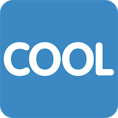 Simbolo con parola inglese “Cool” Emoji Twitter