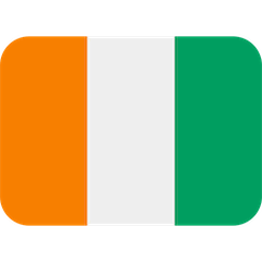 Bandeira da Côte d’Ivoire Emoji Twitter