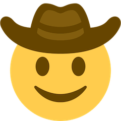 Cowboy Hat Face on Twitter