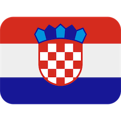 Bandiera della Croazia Emoji Twitter